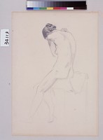 藏品(女性人體素描)的圖片