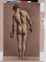 藏品(男性人體素描)的圖片