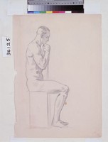 藏品(男性人體素描)的圖片