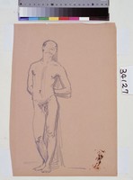 藏品(男性人體素描)的圖片