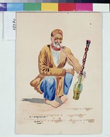 藏品(中東抽煙的老人)的圖片