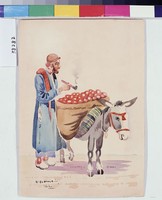 藏品(中東驢與老人)的圖片