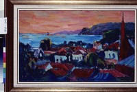 藏品(黃昏淡江)的圖片