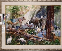 藏品(古第三紀生態復原圖)的圖片