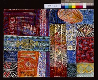 藏品(布料設計手稿－拼貼1)的圖片