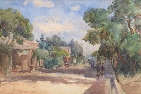 藏品(鄉村路景)的圖片