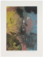 藏品(藍色與黃色在黑色裡)的圖片