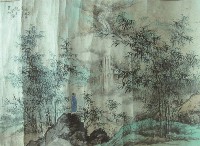 藏品(竹林觀瀑)的圖片