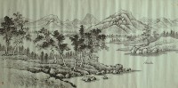 藏品(白描山水)的圖片