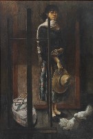 藏品(畫布與畫架之間)的圖片