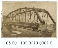 藏品(臺北橋的橋頭側照與行人)的圖片