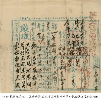 藏品(算命命單)的圖片