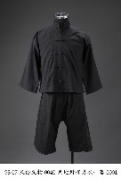 藏品(黑地對襟男衣一套)的圖片