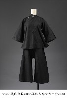 藏品(黑地大襟女衣一套)的圖片