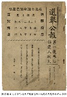 藏品(臺北市議員選舉公報)的圖片