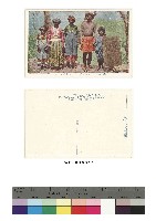 藏品(台灣名所風俗明信片-附封套-ポモマク 蕃カヒヤン社蕃人と楯)的圖片