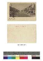 藏品(日治時期明信片-臺中 櫻橋通り 街を行く)的圖片