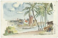 藏品(日治時期明信片-海口 小早川篤四郎氏筆)的圖片