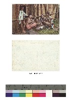 藏品(日治時期明信片-（臺灣）蕃人の食事)的圖片