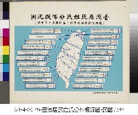 藏品(臺灣居民姓氏分佈概況圖)的圖片