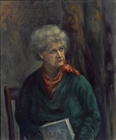 藏品(綠裝老婦)的圖片