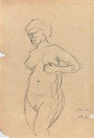 藏品(立姿裸女速寫-25.10.5（2）)的圖片