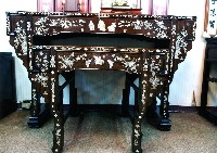 藏品(貝殼神桌組（福壽雙全螺鈿供案）)的圖片