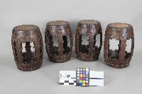 藏品(嵌瘿木鼓凳(4件))的圖片
