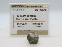藏品(重晶石、黃鐵礦)的圖片
