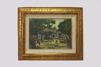 藏品(廟前斜陽)的圖片