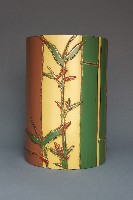 藏品(銅胎雕漆花筒 )的圖片