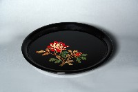 藏品(牡丹描彩高繪盤)的圖片