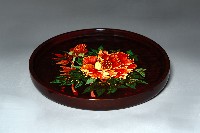 藏品(描彩罩漆磨顯丸盤)的圖片