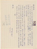 藏品(呂國民寫給呂洪淑女的信件（1970年8月24日）)的圖片