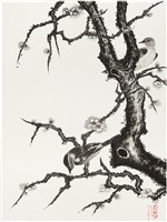 藏品(老梅與鳥)的圖片