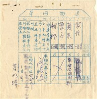 藏品(送物回單)的圖片