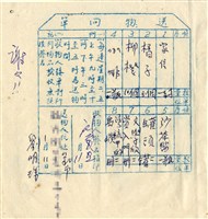 藏品(送物回單)的圖片