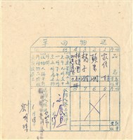 藏品(送物回單)的圖片