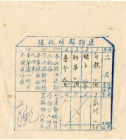 藏品(送物臨時收據)的圖片
