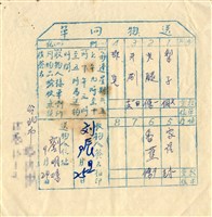 藏品(送物回單)的圖片