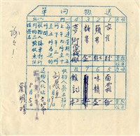 藏品(送物回單)的圖片