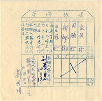 藏品(送物回單)的圖片