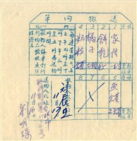 藏品(送物回單)的圖片