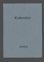 藏品(手繪月曆小冊子1953)的圖片