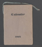 藏品(手繪月曆小冊子1955)的圖片