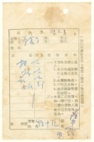 藏品(蔡憲子寄陳中統之送物單（1970年1月1日）)的圖片
