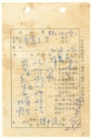 藏品(蔡憲子寄陳中統之送物單（1969年10月23日）)的圖片