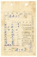 藏品(蔡憲子寄陳中統之送物單（1969年9月13日）)的圖片