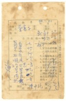 藏品(蔡憲子寄陳中統之送物單（1969年7月24日）)的圖片