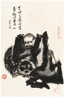 藏品(劉辰旦創作之《二祖調心圖》)的圖片